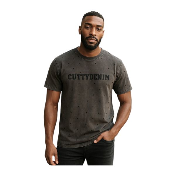 Cutty Stefan T-Shirt - Charcoal