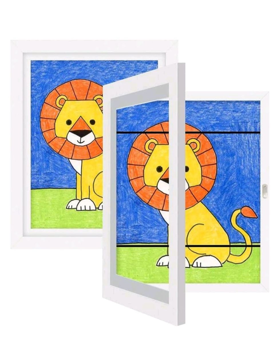 Kid's Artwork Storage Frame White Shop Today. Get it Tomorrow