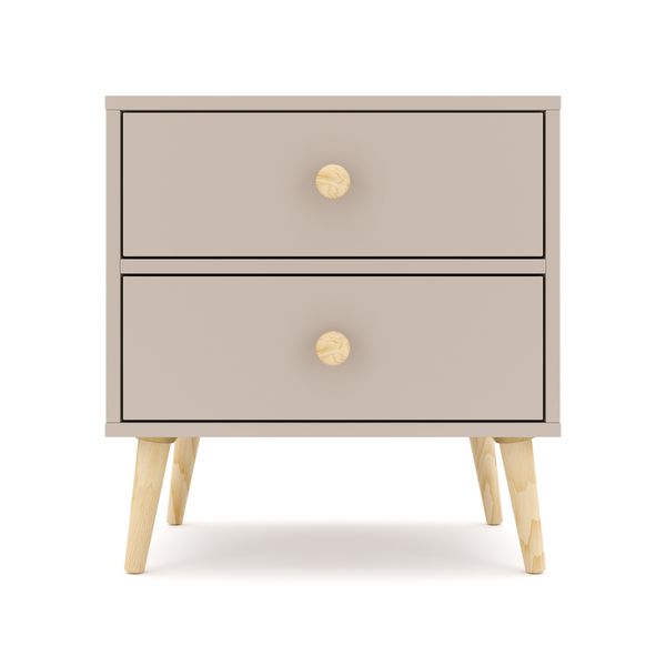 BAM! Impression Two Drawer Bedside Table