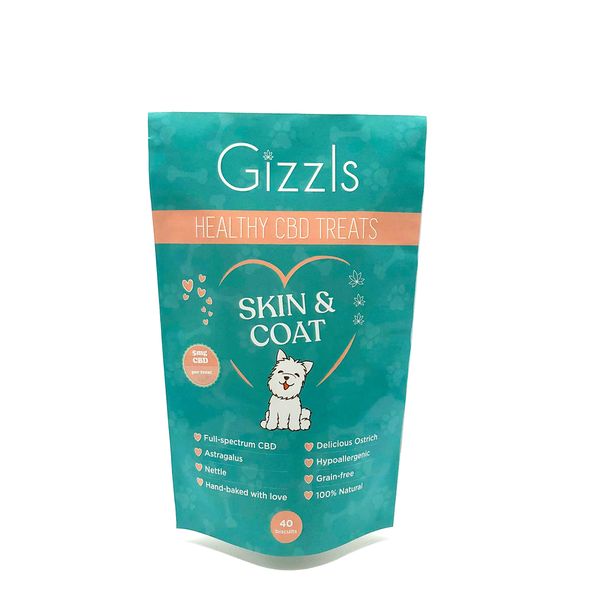 Gizzls Skin &amp; Coat CBD Dog Treats