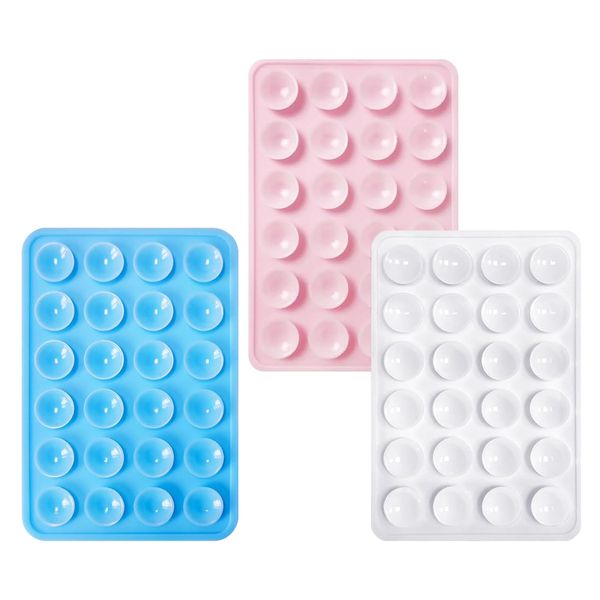 Silicone Suction Phone Case Adhesive Mount, Strong Grip Holder