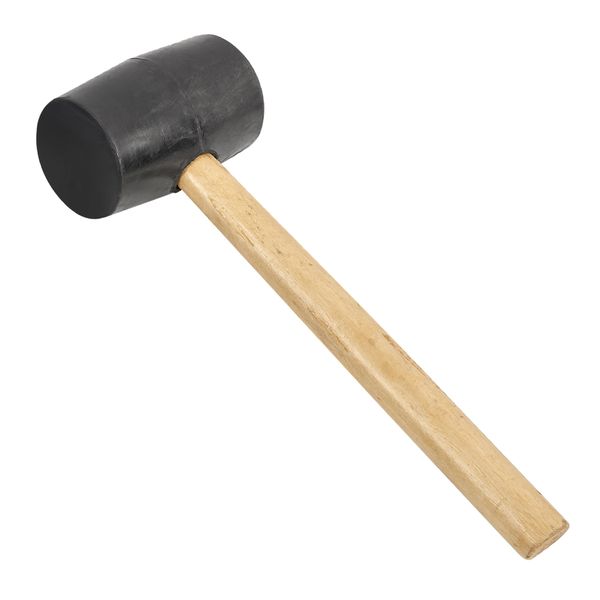Rubber Mallet with wooden handle