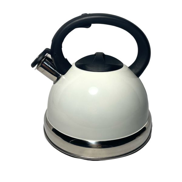 White Aluminum 3 L Kettle