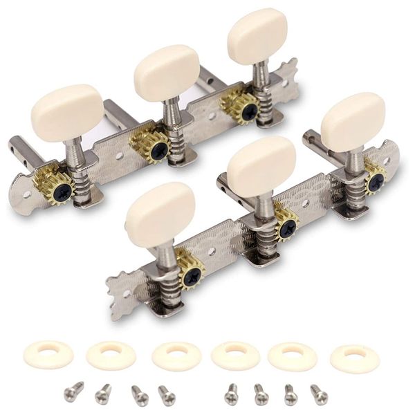 Vintage Guitar Tuning Pegs Gold Plated Machine Keys 3L
