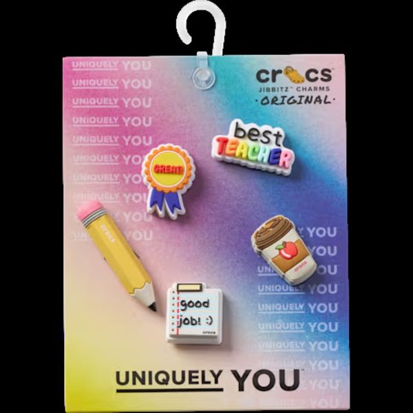 Jibbitz - Best Teacher 5 Pack