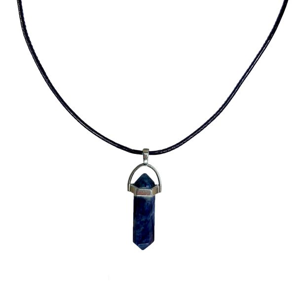 Earth Stone Collection - Bullet Sodalite Stone Necklace
