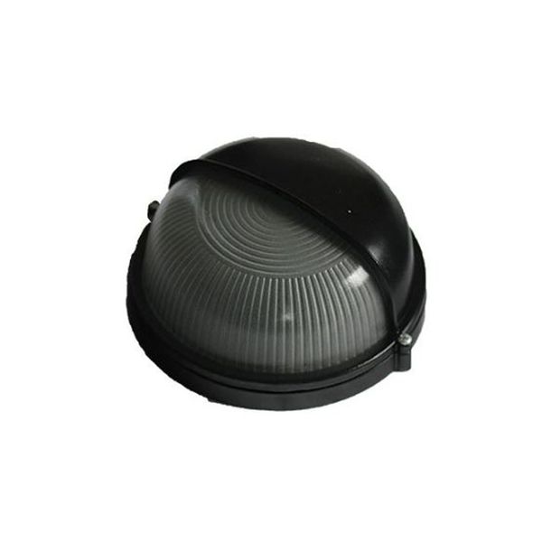 ACDC - 230VAC 6W Black LED Eyelid Bulkhead (6000K)