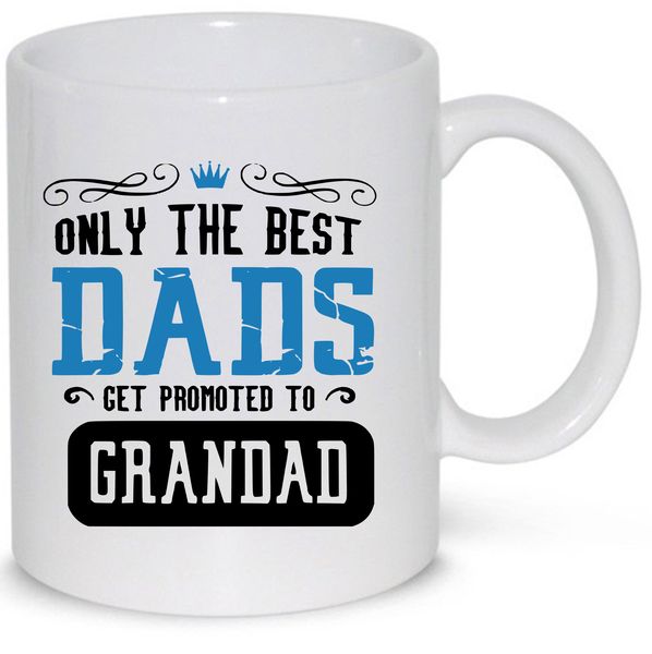 Only The Best Dads Grandpa Birthday Christmas Mug (11Oz Standard Mug)