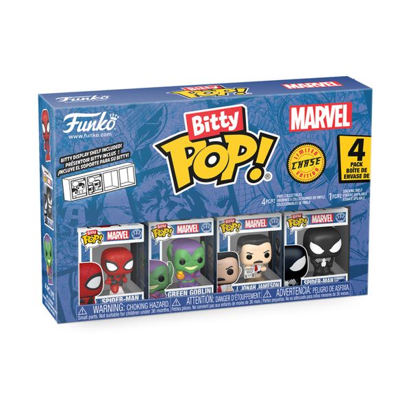 Funko Bitty Pop! Marvel Spider-Man Series 1 - 4 Pack