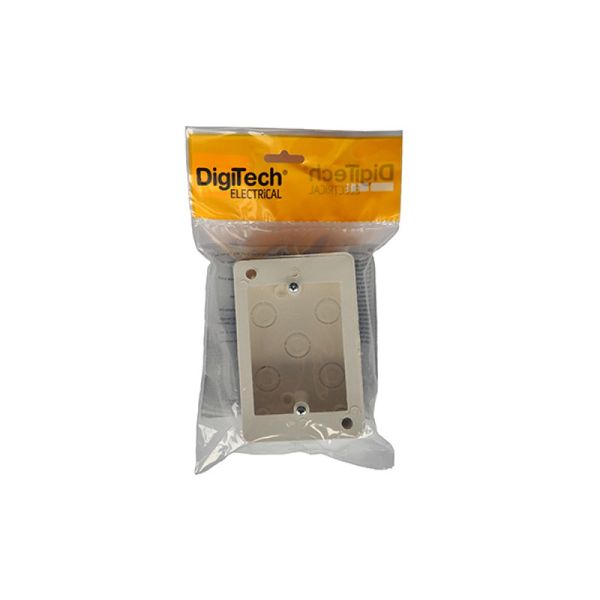 Digitech - Box Wall - Electrical - 100mm x 50mm - White - Bulk Pack of 15
