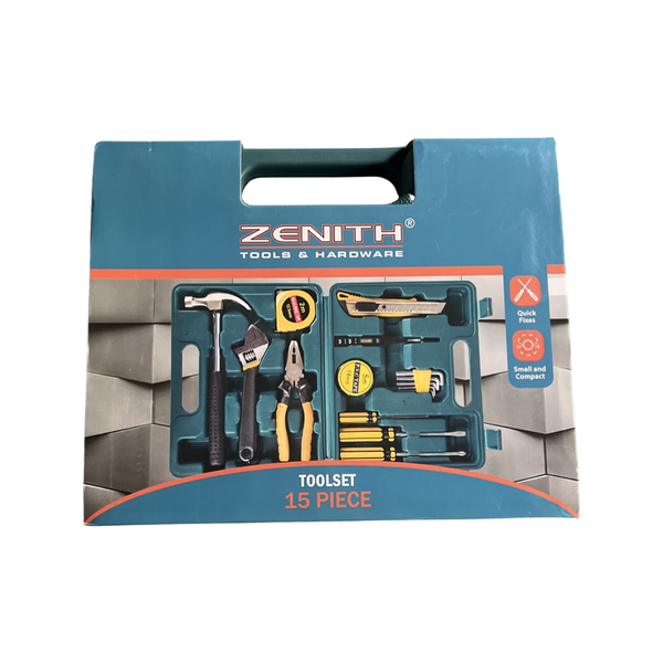 15 Piece Combined Tool Set