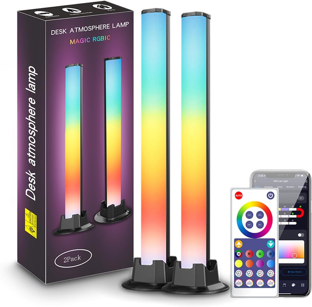 Smart LED Light Bars - RGBIC Ambient Lighting (2-Pack)
