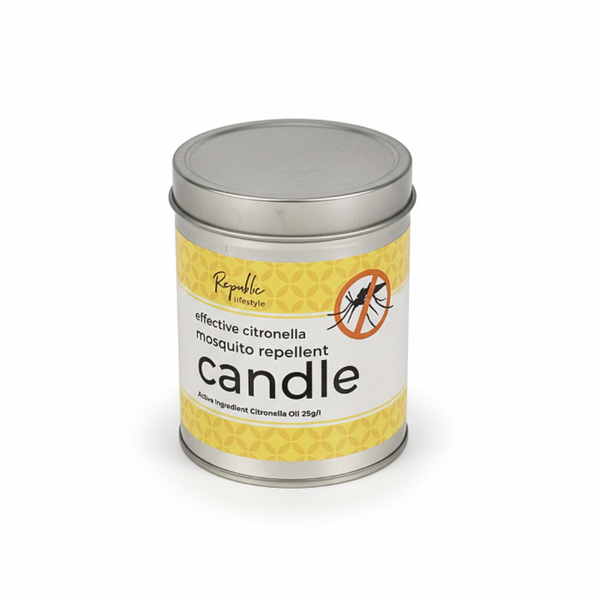 CANDLE CITRONELLA 250g - Campers Tin Outdoor Candle