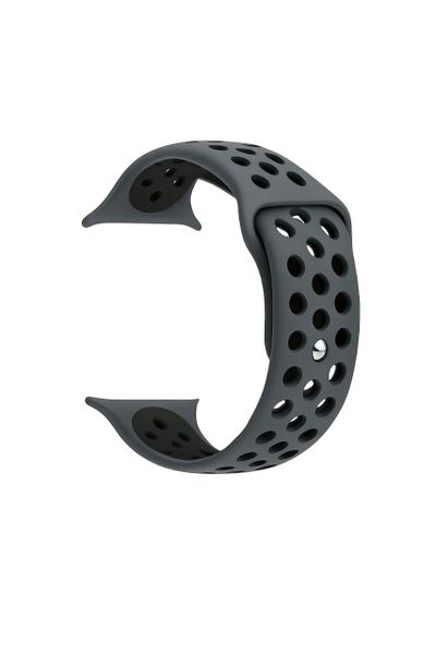 Breathable Silicone Watch Band Compatible with Apple- 42mm/44mm/45mm/49mm