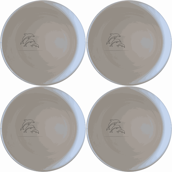 Dolphins Silhouette Bowl Set of 4 - Range 1