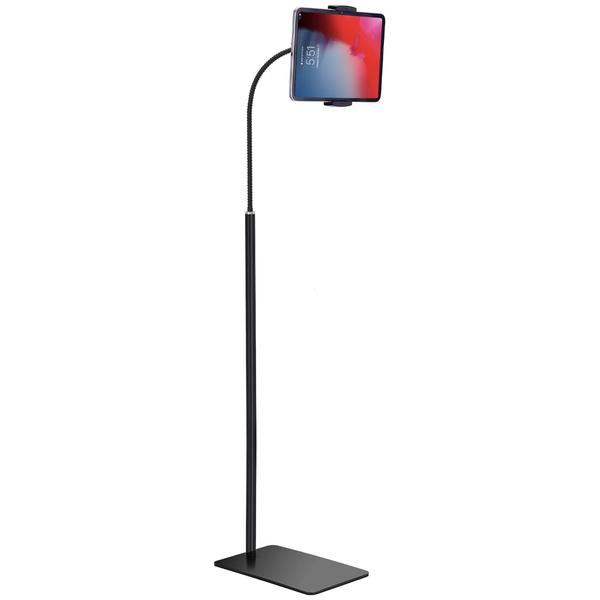 Adjustable Flexible iPad/Tablet/Smartphone Floor Stand Metal Tablet Holder