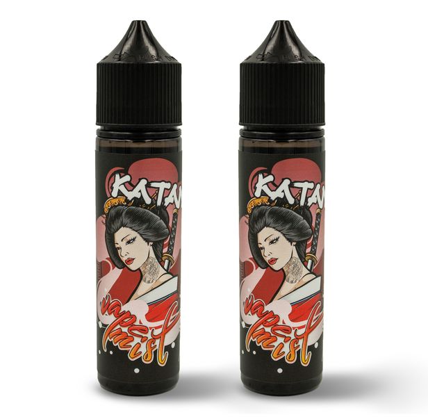 2 x Vape Juice Katana (9mg) Watermelon Cactus Lime 60ML Vape Flavour