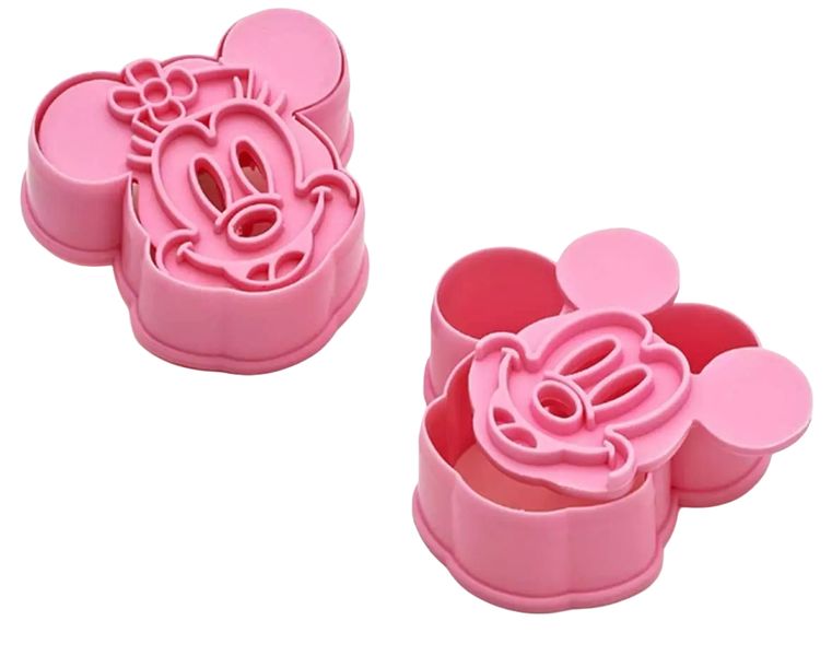 2-Piece Disney Mickey &amp; Minnie Mouse Cookie Cutter Set