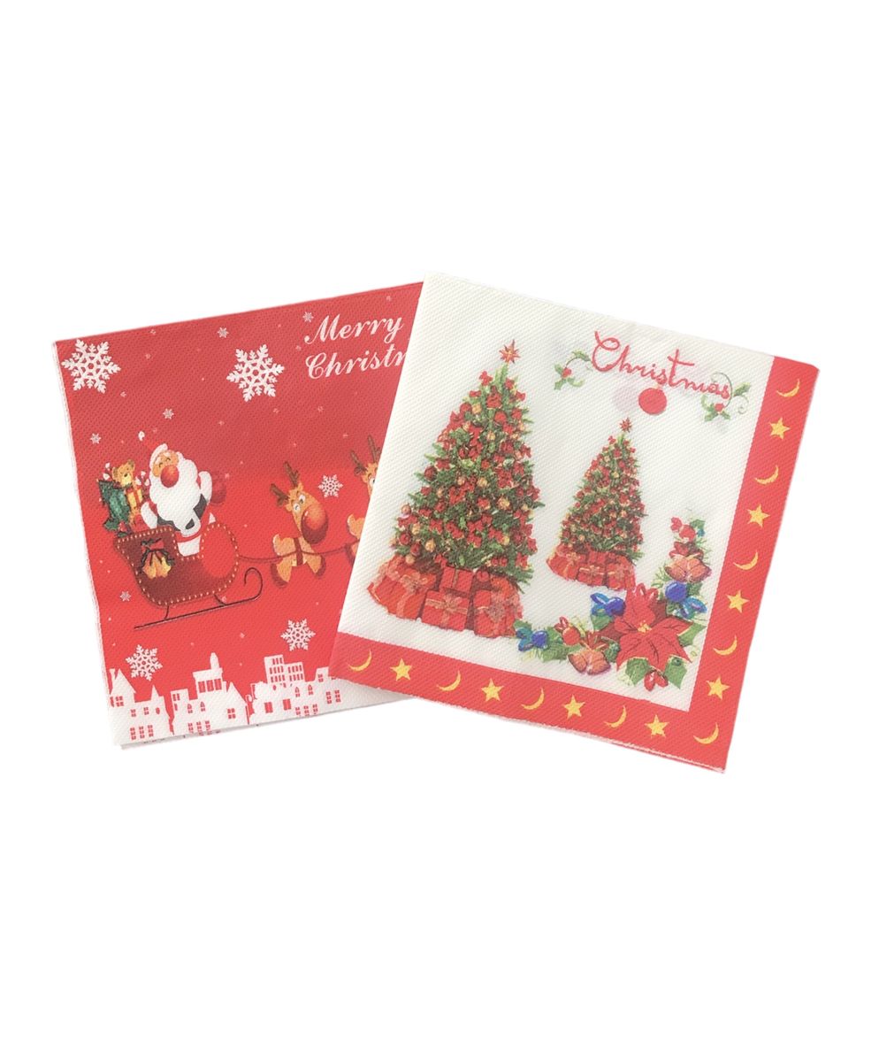 Christmas Serviettes 1 Ply x 2 Packs of 10