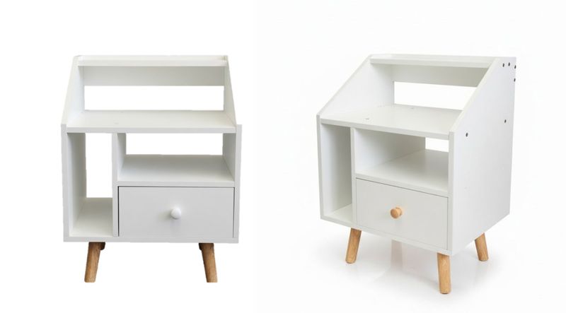 Mart Pedestal White set of 2