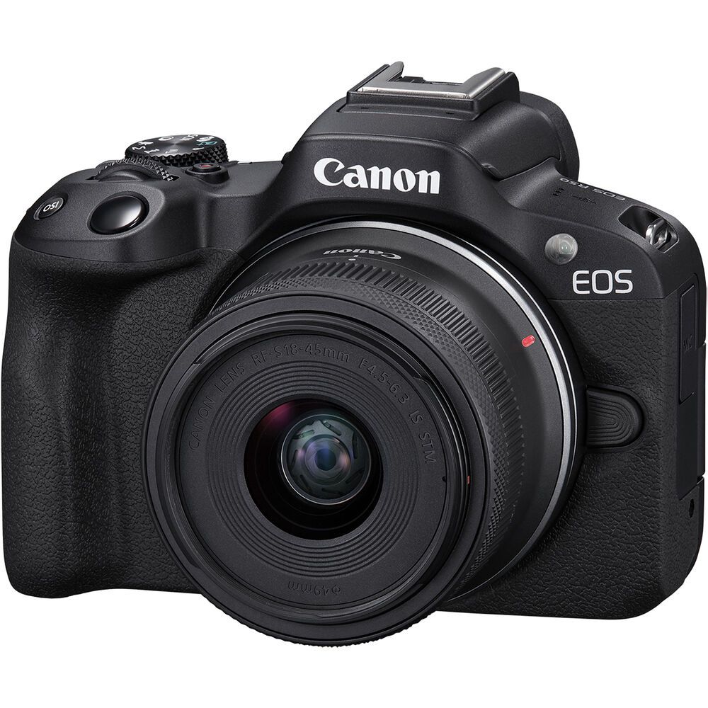 Canon EOS R50 Mirrorless Camera and RF-S 55-210mm Lens and 18-45mm