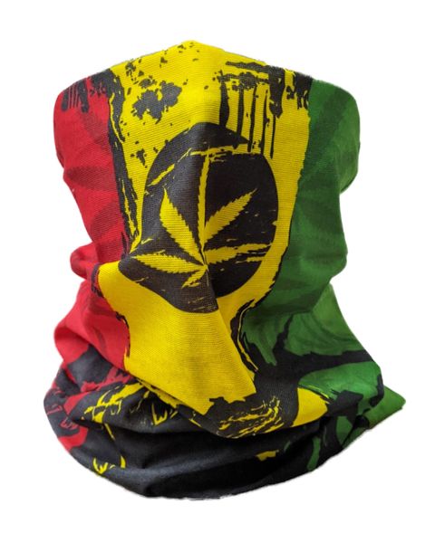 SKA Bob Marley Tube Face Mask- Rasta
