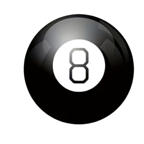 Mystic 8 Ball Fortune Telling Toy (7cm)