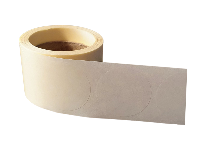 EMPORIUM Clear Transparent Round Stickers - 35mm - 200 Stickers