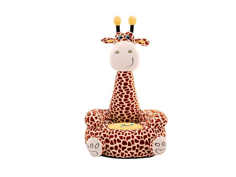 Cartoon Giraffe Support Baby Sofa Cover Baby Seat Learn To Sit