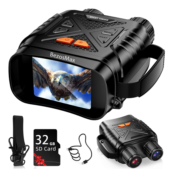BezosMax 2.8" Night Vision Goggles, Night Vision Binoculars for Adults