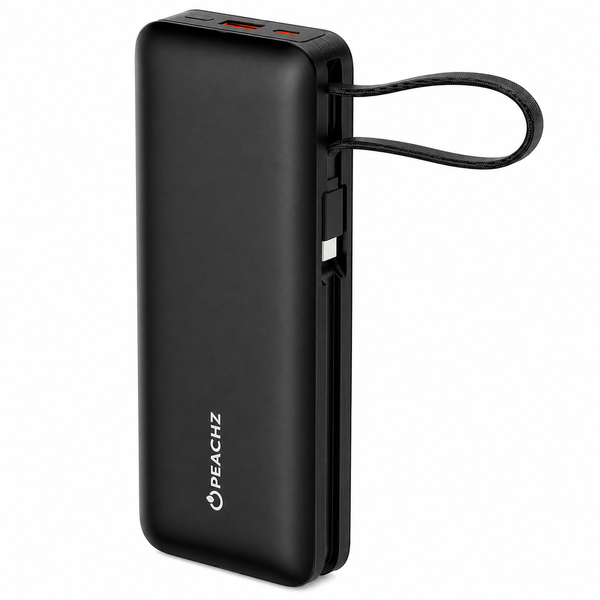 Peachz 20000mAh 65W Power Bank Laptop Compatible USB-C PD Fast Charging