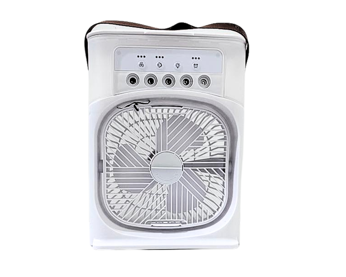 Portable Air Fan, Evaporative Air Cooler with 7 Colors LED Light