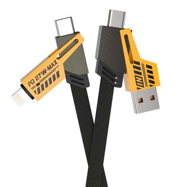 4 in 1 USB C Charging Cable 27W Fast Charging Cable Multi Charge Cable