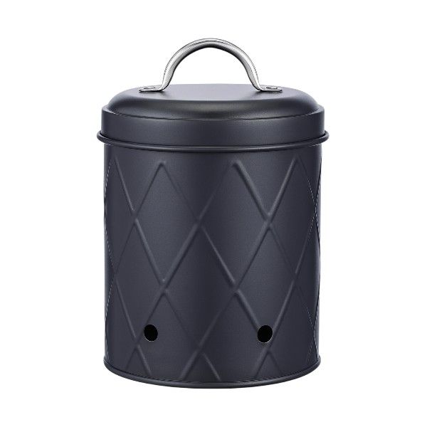 Metal Kitchen Storage Container with Lid and Handle