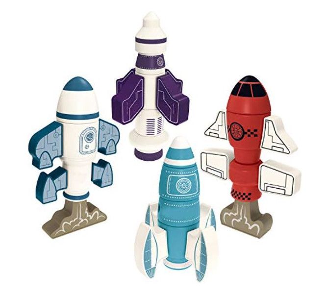 Olive Tree - Magnetic Rocket 32 Pieces Magnetic Blocks STEM Toy