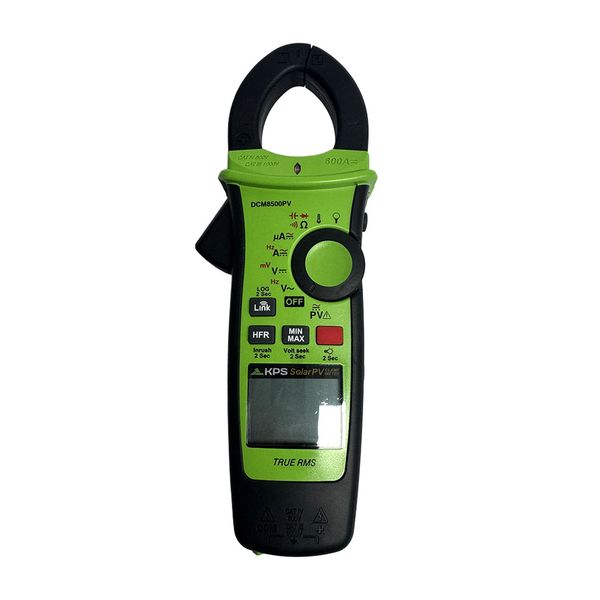 KPS - Trms Pv Clamp Dmm 2000vdc/600a/res/cap/freq/temp/bt