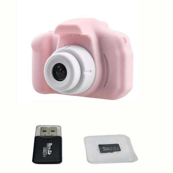Mini HD Kids Digital Camera with 32GB Memory Card