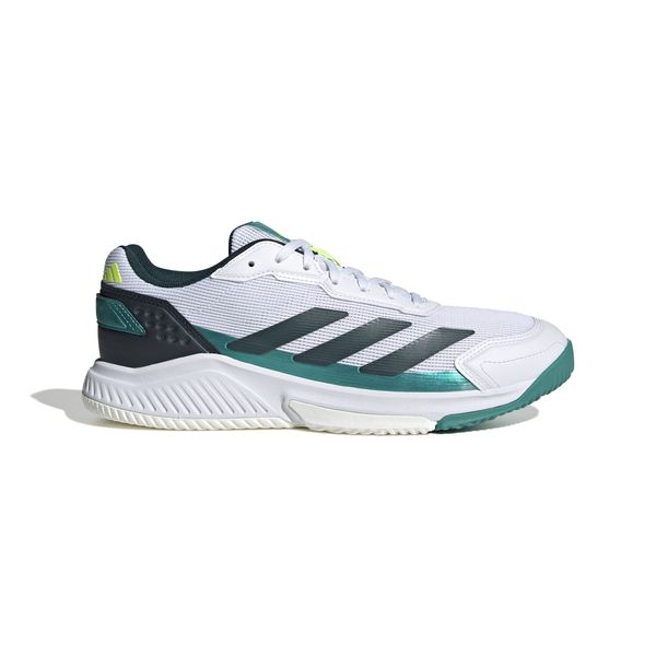 adidas Men's Courtquick Padel Shoes - White/Aurora Ivy