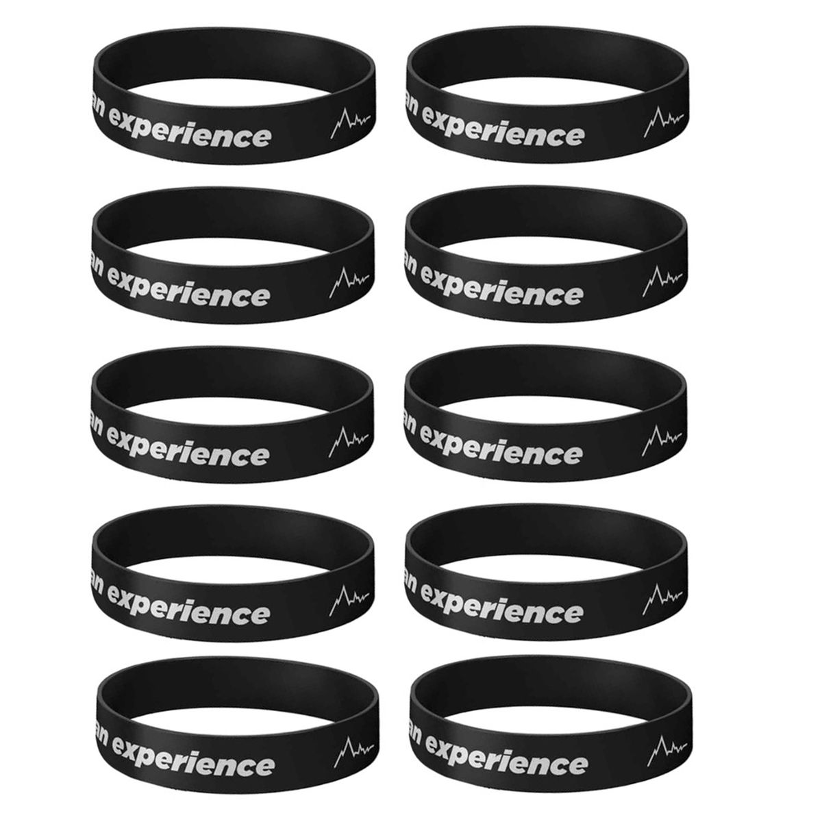Killer Deals It's An Experience Custom Silicone Wristband Bracelet