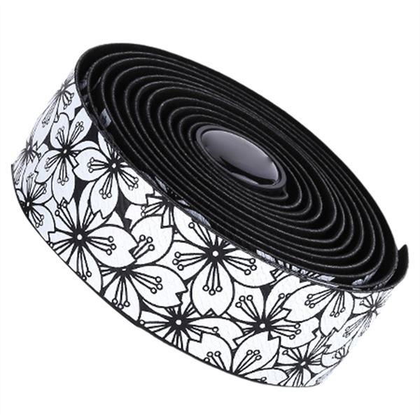 Bicycle Handlebar Tape Road Bike Handlebar Tape Shockproof Blackwhite