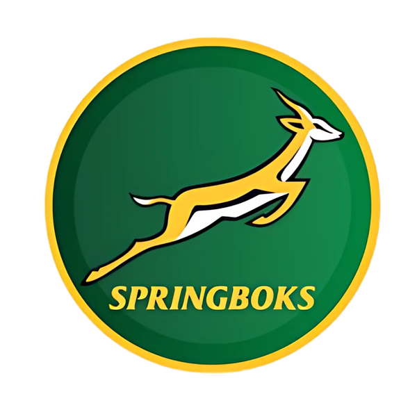 Springbok Themed Paper Plates 23cm - Set of 8