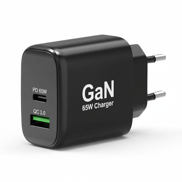 Port Universal 65W GaN Travel Adapter for International Use