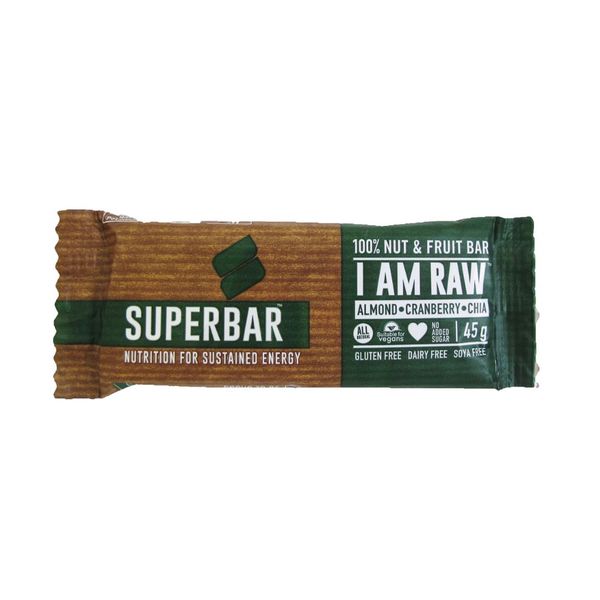 Superbar - I AM RAW - Snack Bar - 45g