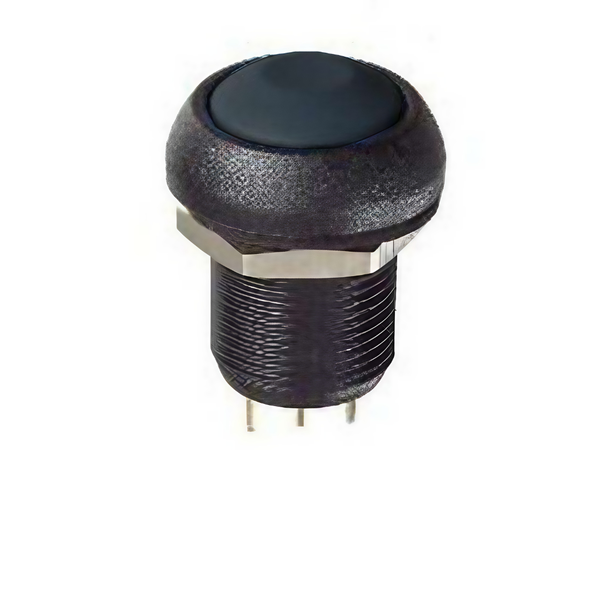 IMR7P422 IP67 Snap-Action Push Button Switch Black 3A 28VDC 12mm