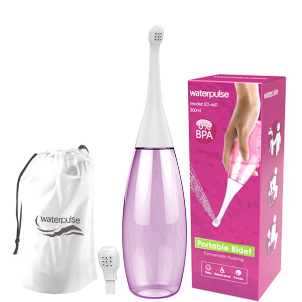 Waterpulse Portable Bidet - Perineal Bottle - Peri Bottle Pink 450ml