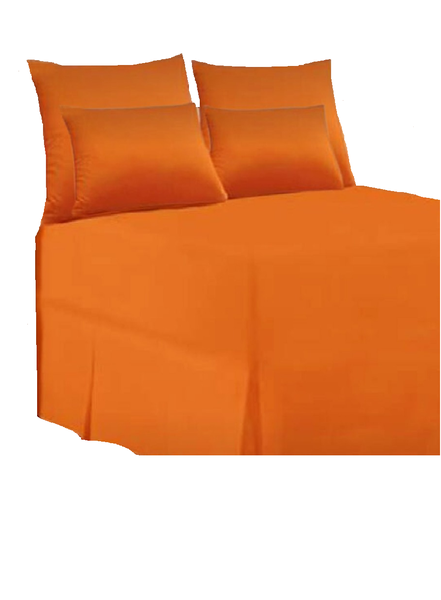 5 Piece Orange Bed Sheet Set image