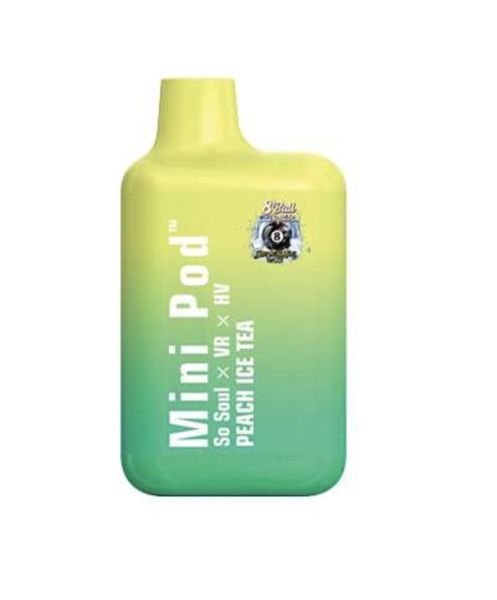Mini Pod 1000 Puffs Disposable Vape - Peach Ice Tea (Pack of 5)