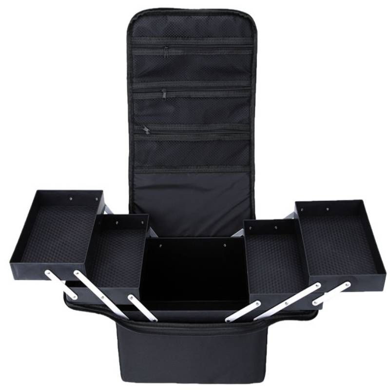 4 Tier Professional Organizer Makeup Travel Train Case