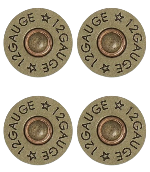 12 Guage Bullet Coasters, protectors