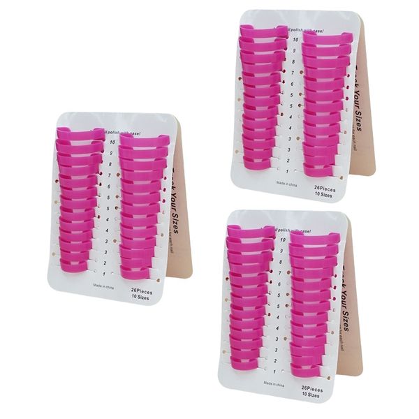 78 Piece U Type Nail Polish Protector, Professional Template Nail Art Tool